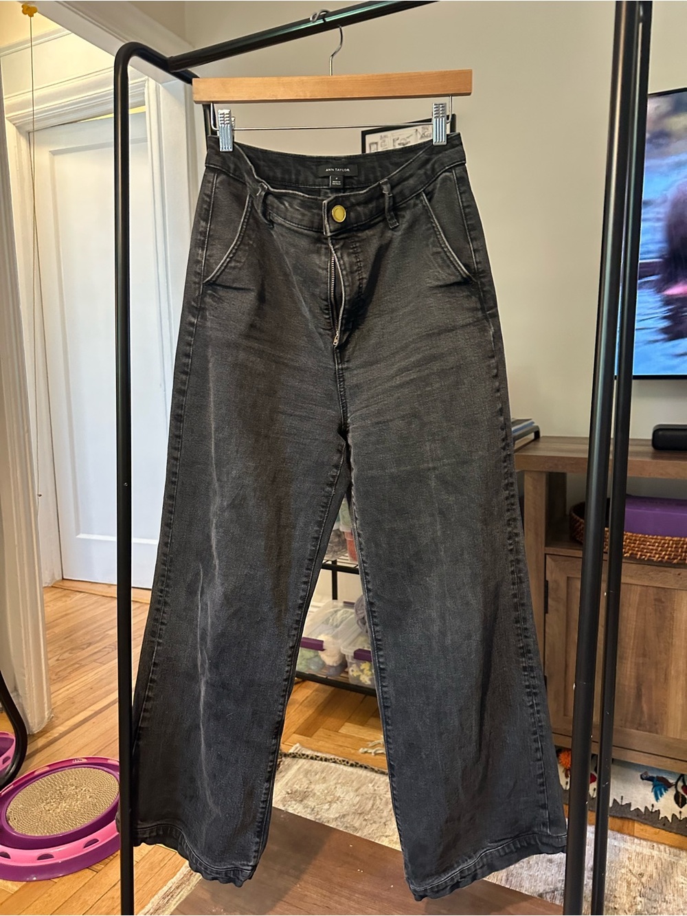 Ann Taylor Black Denim Pants